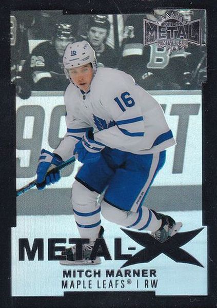 insert karta MITCH MARNER 21-22 Metal Universe Metal-X Acetate Holo číslo MX-11